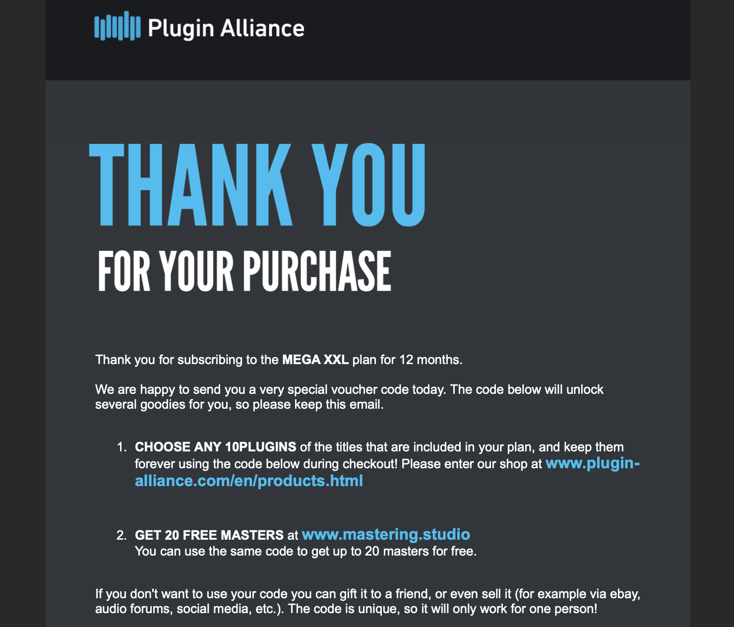 Plugin Alliance 10 FREE Plugins of your choice (up to 2.500€ value